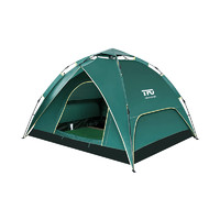 TFO 帐篷户外3-4人双层双门全自动帐篷