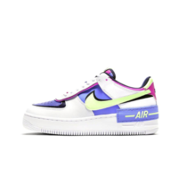 NIKE 耐克 Air Force 1 女士运动板鞋 CJ1641-100 白色/宝石蓝/火粉红 40