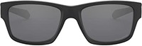 Oakley Men's Jupiter Polarized Square Sunglasses Matte Black Frame/Black Lens 单一尺寸