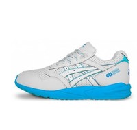 ASICS 亚瑟士 Gel-Saga 中性跑鞋 H649Y 白灰蓝 38