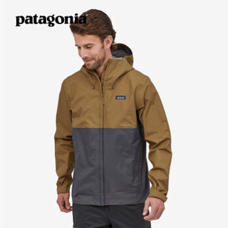 PATAGONIA 巴塔哥尼亚20新款Torrentshell男式防水潮流冲锋衣85240 COI-卡其色 M