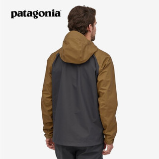 PATAGONIA 巴塔哥尼亚20新款Torrentshell男式防水潮流冲锋衣85240 COI-卡其色 M