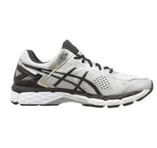 ASICS 亚瑟士 Gel-Kayano 22 男士跑鞋 灰/黄/黑色 39