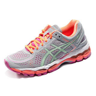 ASICS 亚瑟士 Gel-Kayano 22 女士跑鞋 T597N-4407 银灰/珊瑚色 39.5