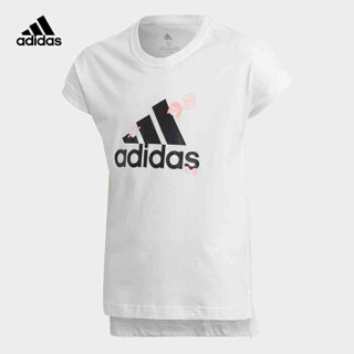 adidas阿迪达斯短袖上衣2020夏季 女大童经典运动训练T恤 FM4485 白色A152/建议身高152cm *2件