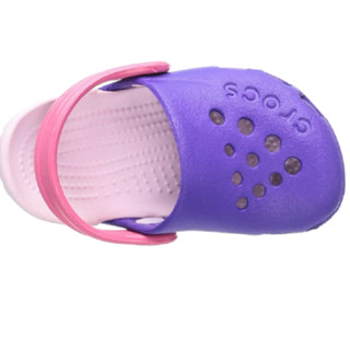 Crocs 卡骆驰 儿童洞洞拖鞋 紫色 24