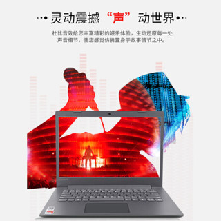 联想(Lenovo)扬天V330 14英寸笔记本电脑 A4-9125/8G/128G+500G双硬盘 2G独显 星空灰