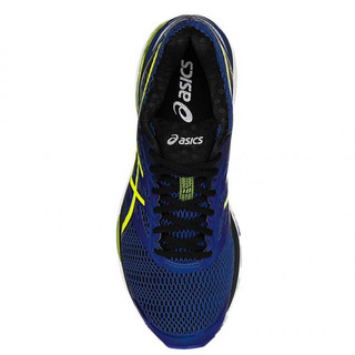 ASICS 亚瑟士 Gel-Cumulus 18 男士跑鞋 T6C3N-4507 蓝色/黄色/黑色 42.5
