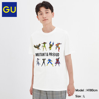 GU 极优 X-MEN漫威联名 323547 短袖T恤