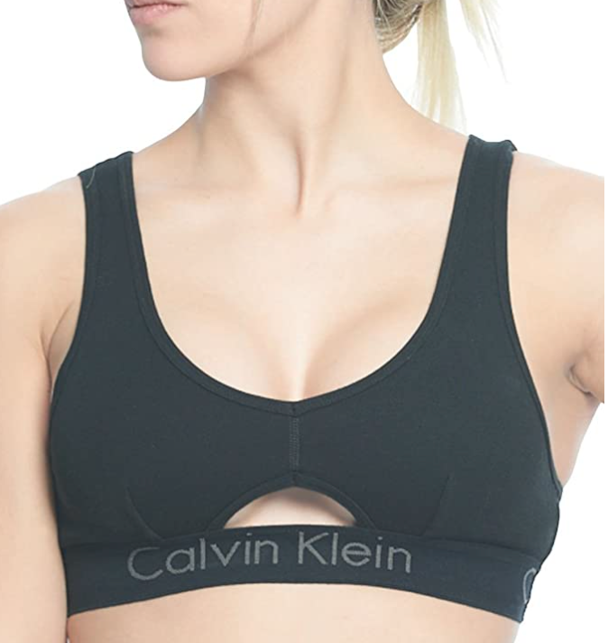 Calvin Klein 卡尔文·克莱 女士运动内衣 QF4507 黑色 XS