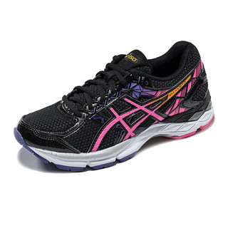 ASICS 亚瑟士 Gel-Exalt 3 女士跑鞋 T666N-9335 黑色/粉色/淡紫色 37.5