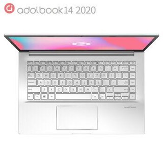 华硕a豆 adolbook14 2020 增强版 十代酷睿 14英寸高颜值全面屏超轻薄笔记本电脑 i5-10210U 16G 512G MX350