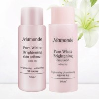 天猫U先：Mamonde 梦妆花萃透亮净白水乳旅行套装（水50ml+乳50ml）