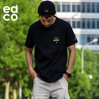 EDCO&EYE WATER E20SDAUB2M27 联名款情侣T恤
