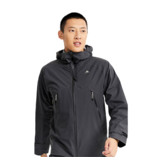 DECATHLON 迪卡侬  男士冲锋衣 8171815 黑色 XS