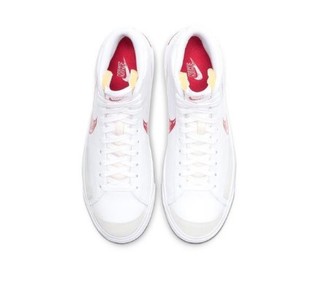 NIKE 耐克 Blazer 男士运动板鞋 CW7580-100 白红/手绘Logo 42