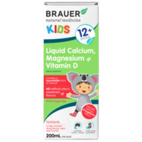 Brauer 儿童液体钙镁锌口服液 200ml 12个月以上