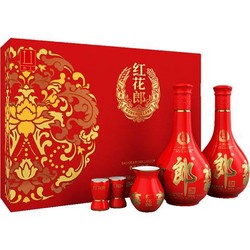 郎酒·红花郎10-53度白酒礼盒500ml*2瓶装酱香型白酒送礼佳品