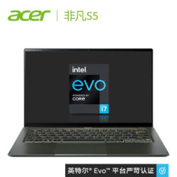 Acer 宏碁 非凡S5 14英寸笔记本电脑(i7-1165G7、16GB、1TB、雷电4)