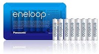 Panasonic 松下 eneloop 即用型镍氢电池，AAA Micro，含收纳盒7号电池8件装