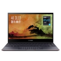 ASUS 华硕 灵耀X逍遥 13.3英寸 变形本 墨玉黑(酷睿i7-1165G7 、核芯显卡、16GB、512GB SSD、4K、OLED、60Hz)