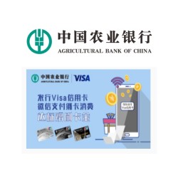农业银行 Visa信用卡微信支付达标福利