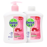 Dettol 滴露 洗手液 500g+500g补充装+（赠 衣物除菌液 180ml）