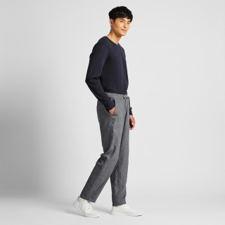 商品优衣库 男装 法兰绒松紧长裤 422325 uniqlo