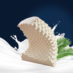 乳胶枕泰国进口天然乳胶91原料颈椎枕压缩包装