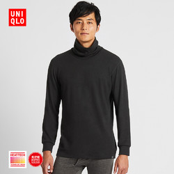 UNIQLO 优衣库 HEATTECH ULTRA WARM 420942 男士两翻领T恤