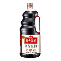 苏宁SUPER会员：海天 酱油 金标生抽 1.9L