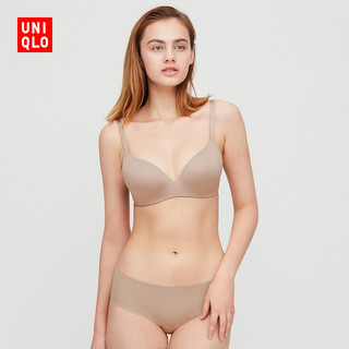 UNIQLO 优衣库 女士纯色双肩带后双排搭扣无钢圈文胸423093