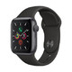 Apple Watch Series 5智能手表（GPS款 40毫米深空灰色铝金属表壳 黑色运动型表带 )