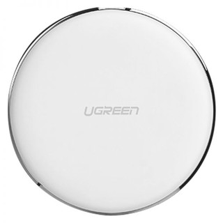 绿联（UGREEN）无线快充7.5W充电器 苹果安卓手机通用 60189（白色）12