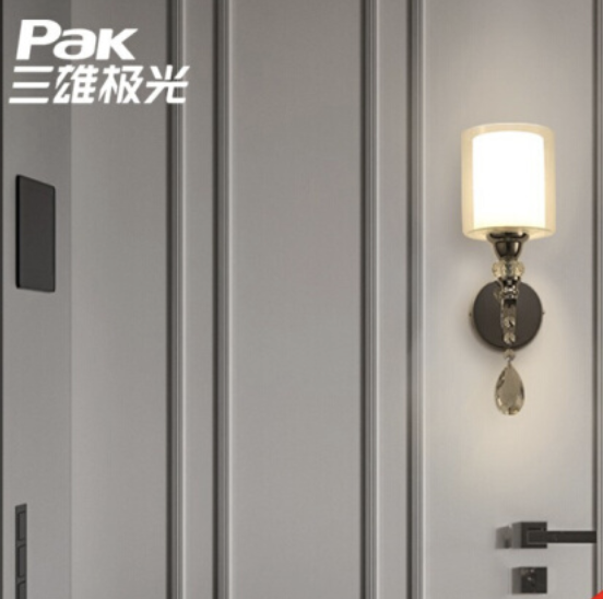 pak三雄极光柔悦led壁灯3件