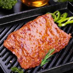 休闲零食手撕豆干素肉牛排