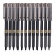 M&G 晨光文具0.5mm黑色中性笔 全针管水笔 12支/盒AGPB4701 *6件