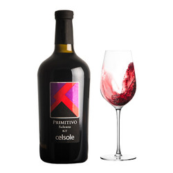 Primitivo 赛丽尔 普利亚产区 半甜型红葡萄酒   750ML *3件