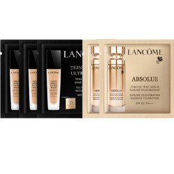LANCOME 兰蔻 持妆粉底液1ml*3+菁纯粉底液1ml*2