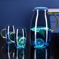 北欧高硼硅玻璃杯和耐高温冷水壶