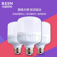 锐盛灯饰(RESN)led灯泡超亮节能灯泡E27标准10瓦 普亮体验装1个（2个起拍发货）