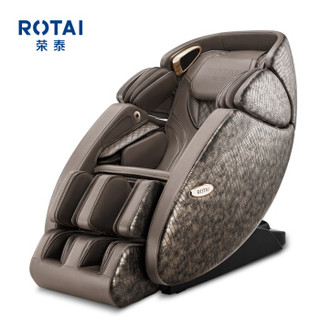 荣泰ROTAI RT7709按摩椅家用多功能电动太空豪华舱瑜伽椅全自动按摩椅 黛眉灰
