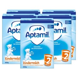 Aptamil 爱他美 Pronutra 婴幼儿奶粉 2+段 600g 5盒