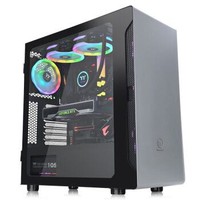 Tt（Thermaltake）启航者A1 Pro 钛灰银 机箱水冷电脑主机（支持ATX主板/支持360水冷/磁吸玻璃开窗侧透/U3）