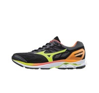 Mizuno 美津浓 Wave Rider 21 中性跑鞋 J1GC180844 大阪/黑黄橙 36.5