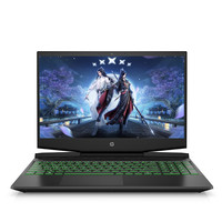HP 惠普 光影精灵6 15.6英寸 游戏本 黑色绿光 (酷睿i5-10300H、GTX 1650Ti 4G、16GB、512GB SSD、1080P、IPS、60Hz)
