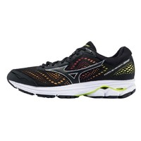 Mizuno 美津浓 Wave Rider 22 男士跑鞋 J1GC183709 黑/土黄 40