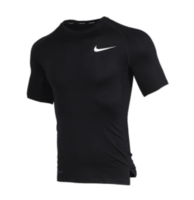 NIKE 耐克 耐克NIKE 男子 紧身衣 健身 速干 T恤 TOP SS TIGHT 训练短袖 BV5632-010黑色M码