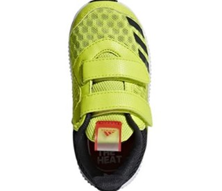 adidas 阿迪达斯 FortaRun Cool CF I 婴童魔术贴学步鞋 CP9518 白/碳黑 19