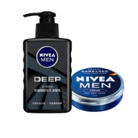 NIVEA 妮维雅 男士护肤套装 (控油细致毛孔洁面乳150g+润肤霜75ml)